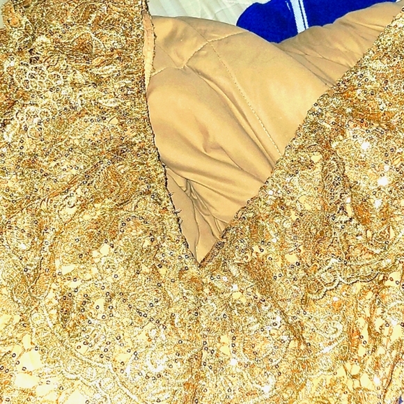 Spell Sequined Nina Mini Shift Dress Size M - Picture 9 of 11